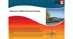 Desktop Screenshot of mcstechproducts.co.uk